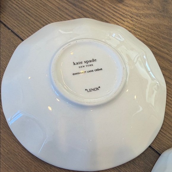 Lenox x Kate Spade Gwinnett Lane Creme Tea Cup & Saucer Set - Picture 6 of 8